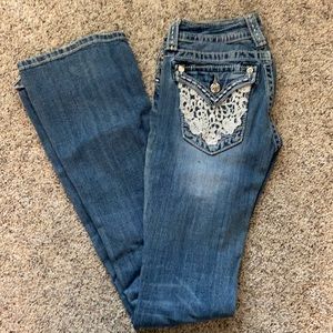Miss Me brand jeans size 25, boot cut.